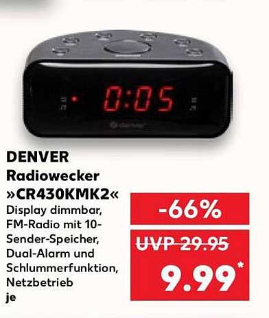 DENVER Radiowecker »CR430KMK2«