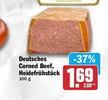 Deutsches Corned Beef, Heidefrühstück 100 g