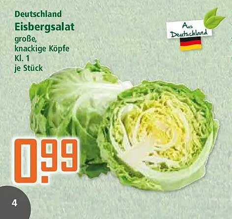 Deutschland Eisbergsalat
