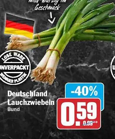 Deutschland Lauchzwiebeln Bund