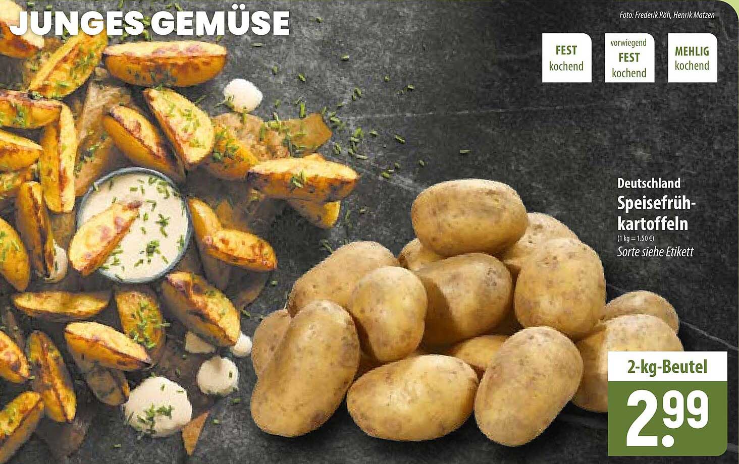Deutschland Speisefrühkartoffeln