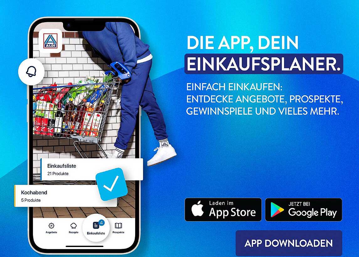 DIE APP, DEIN EINKAUFSPLANER.