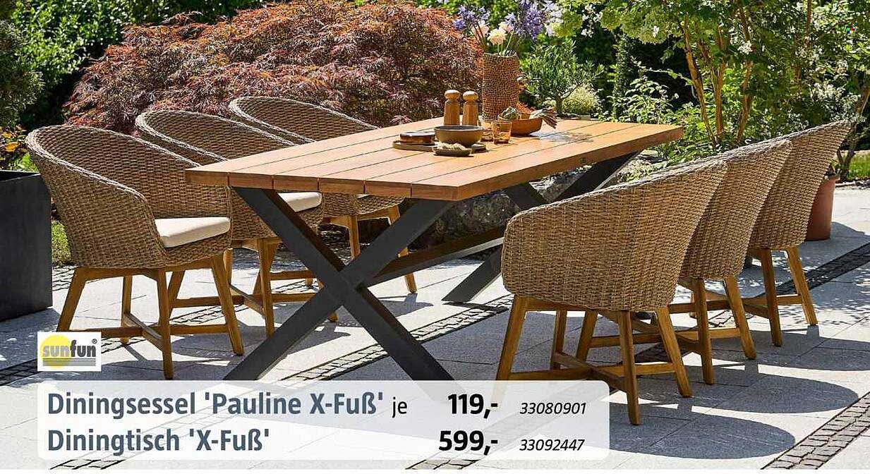 Diningsessel 'Pauline X-Fuß'