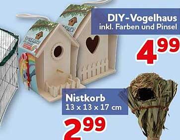 DIY-Vogelhaus inkl. Farben und Pinsel