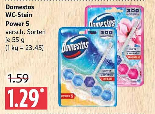 Domestos WC-Stein Power 5 versch. Sorten je 55 g