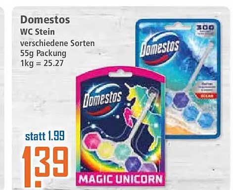 Domestos WC Stein verschiedene Sorten 55g Packung