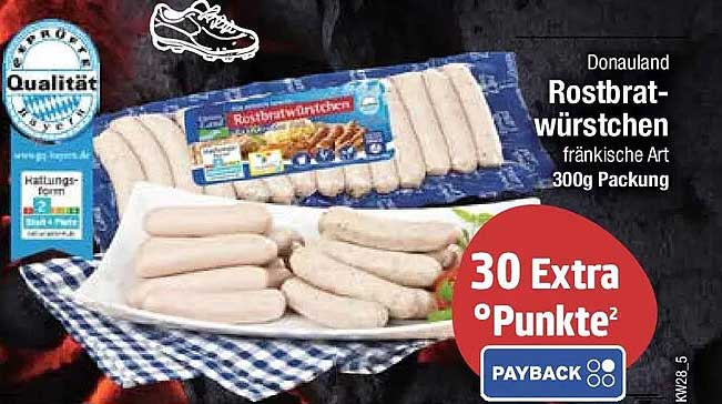 DonauLand Rostbratwürstchen fränkische Art 300g Packung