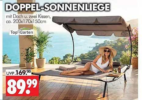 DOPPEL-SONNENLIEGE