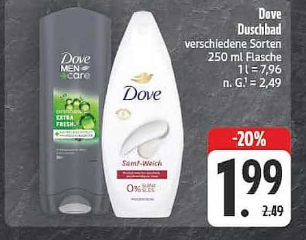 Dove Duschbad verschiedene Sorten 250 ml Flasche