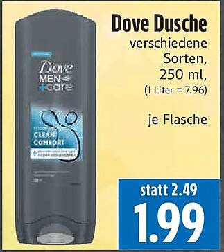 Dove Dusche verschiedene Sorten, 250 ml
