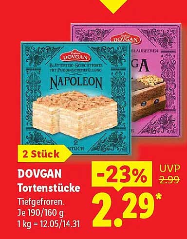 DOVGAN Tortenstücke