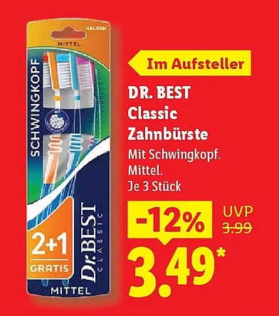 DR. BEST Classic Zahnbürste