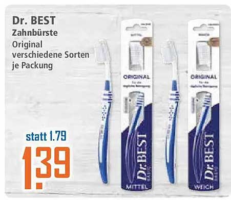 Dr. BEST Zahnbürste Original verschiedene Sorten je Packung