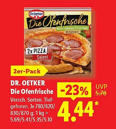 Dr. Oetker Die Ofenfrische 2er-Pack