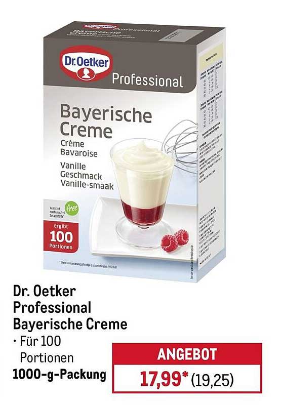Dr. Oetker Professional Bayerische Creme