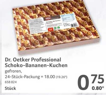 Dr. Oetker Professional Schoko-Bananen-Kuchen