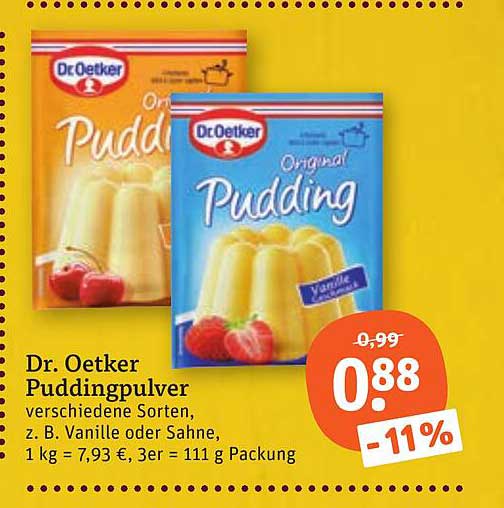 Dr. Oetker Puddingpulver