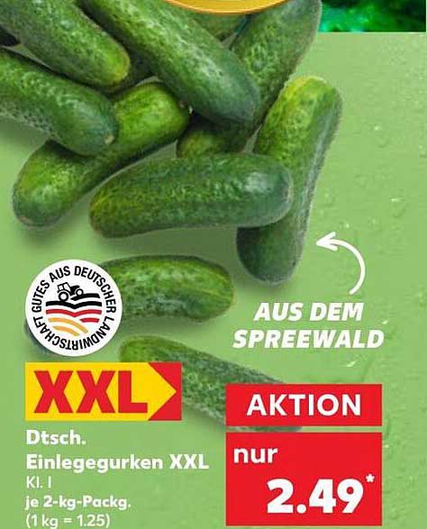 Dtsch. Einlegegurken XXL