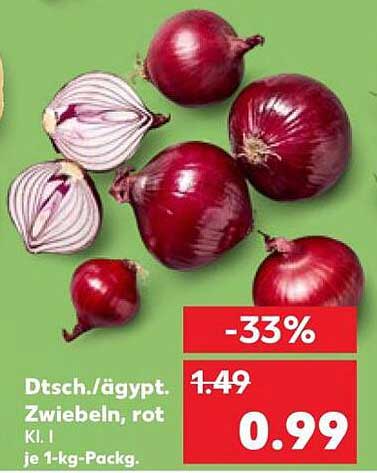 Dtsch./ägypt. Zwiebeln, rot