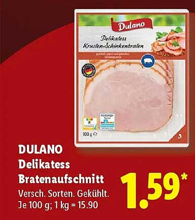 DULANO Delikates Bratenaufschnitt