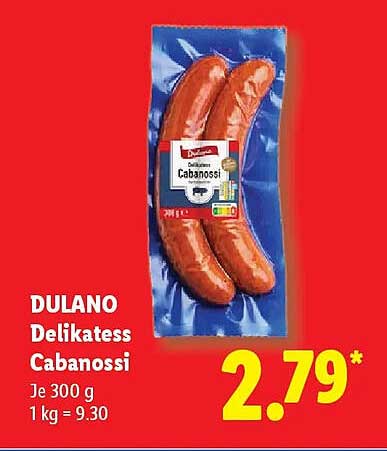 DULANO Delikatess Cabanossi