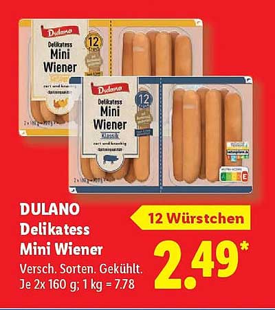 DULANO Delikatess Mini Wiener