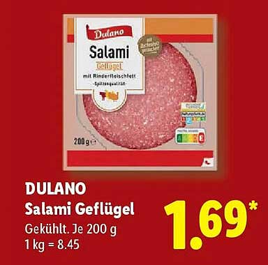 DULANO Salami Geflügel