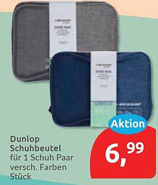 Dunlop Schuhtbeutel für 1 Schuh Paar versch. Farben Stück
