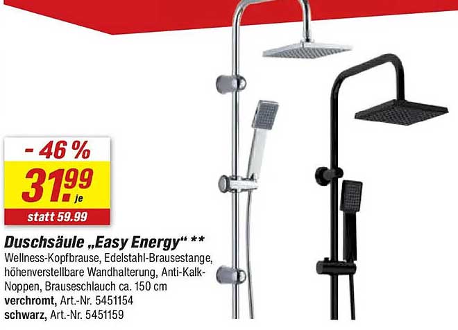 Duschsäule „Easy Energy“**