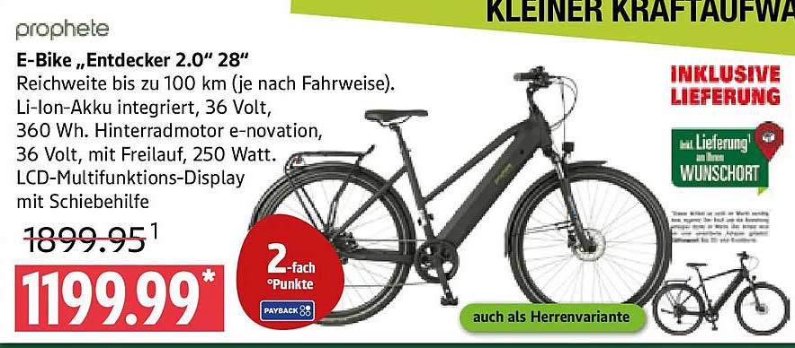 E-Bike „Entdecker 2.0“ 28“