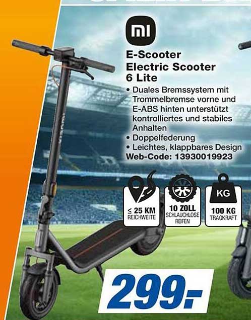 E-Scooter Electric Scooter 6 Lite