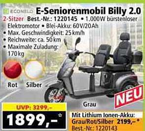 E-Seniorenmobil Billy 2.0