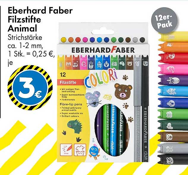 Eberhard Faber Filzstifte Animal
