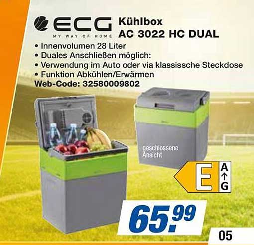 ECG Kühlbox AC 3022 HC DUAL