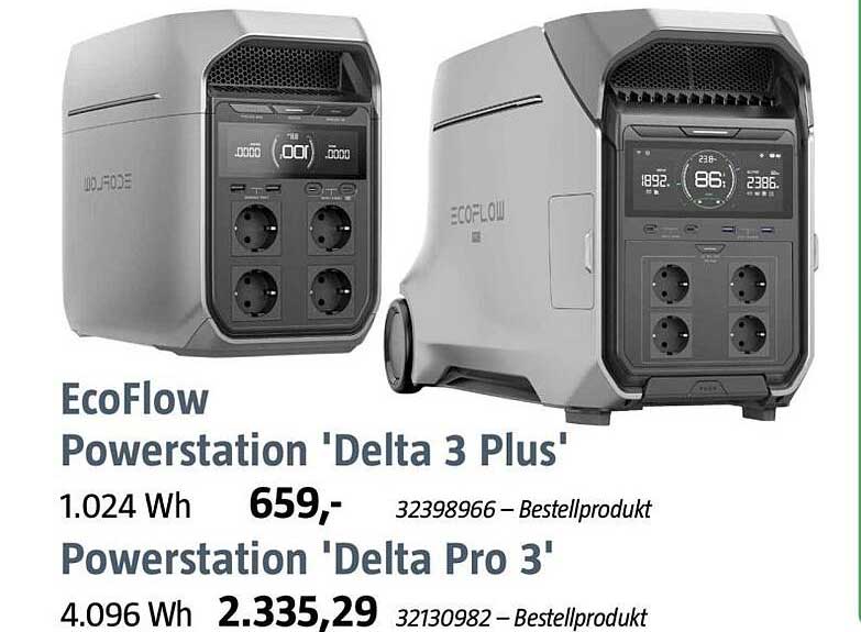 EcoFlow Powerstation 'Delta 3 Plus'