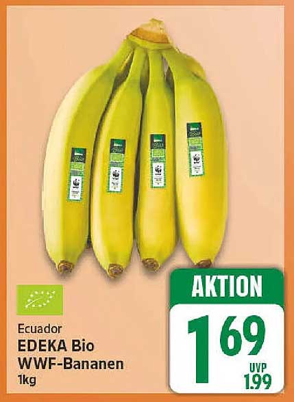 Ecuador EDEKA Bio WWF-Bananen 1kg