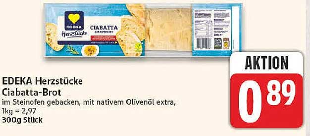 EDEKA Herzstücke Ciabatta-Brot