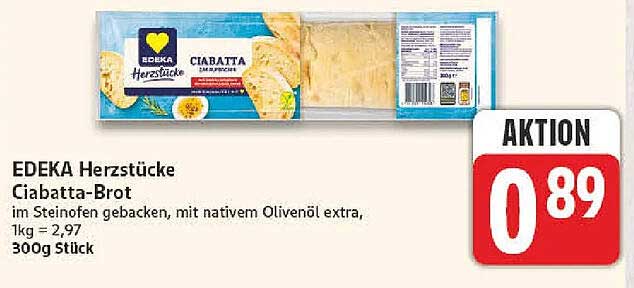 EDEKA Herzstücke Ciabatta-Brot