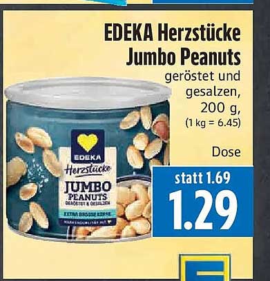 EDEKA Herzstücke Jumbo Peanuts
