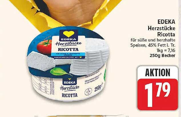 EDEKA Herzstücke Ricotta