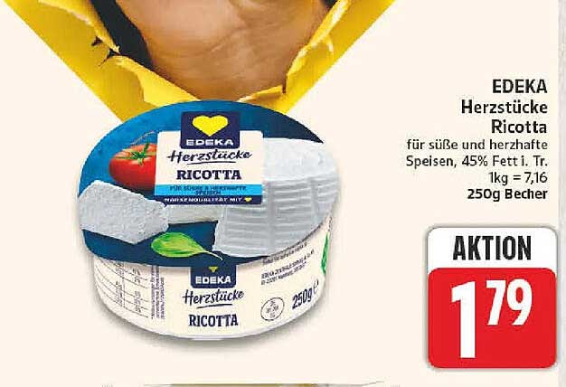 EDEKA Herzstücke Ricotta