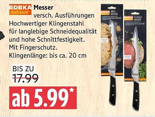 EDEKA Messer versch. Ausführungen