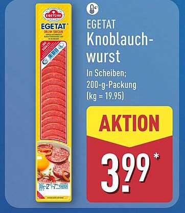 EGETAT Knoblauchwurst
