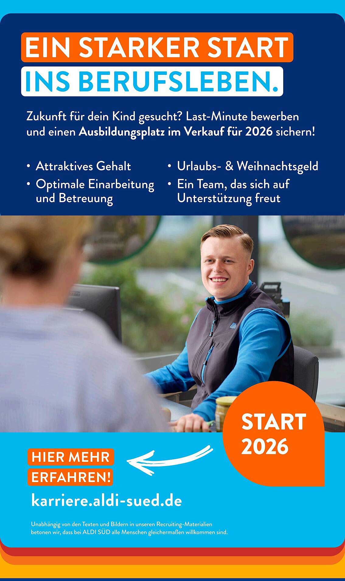 EIN STARKER START INS BERUFSLEBEN.