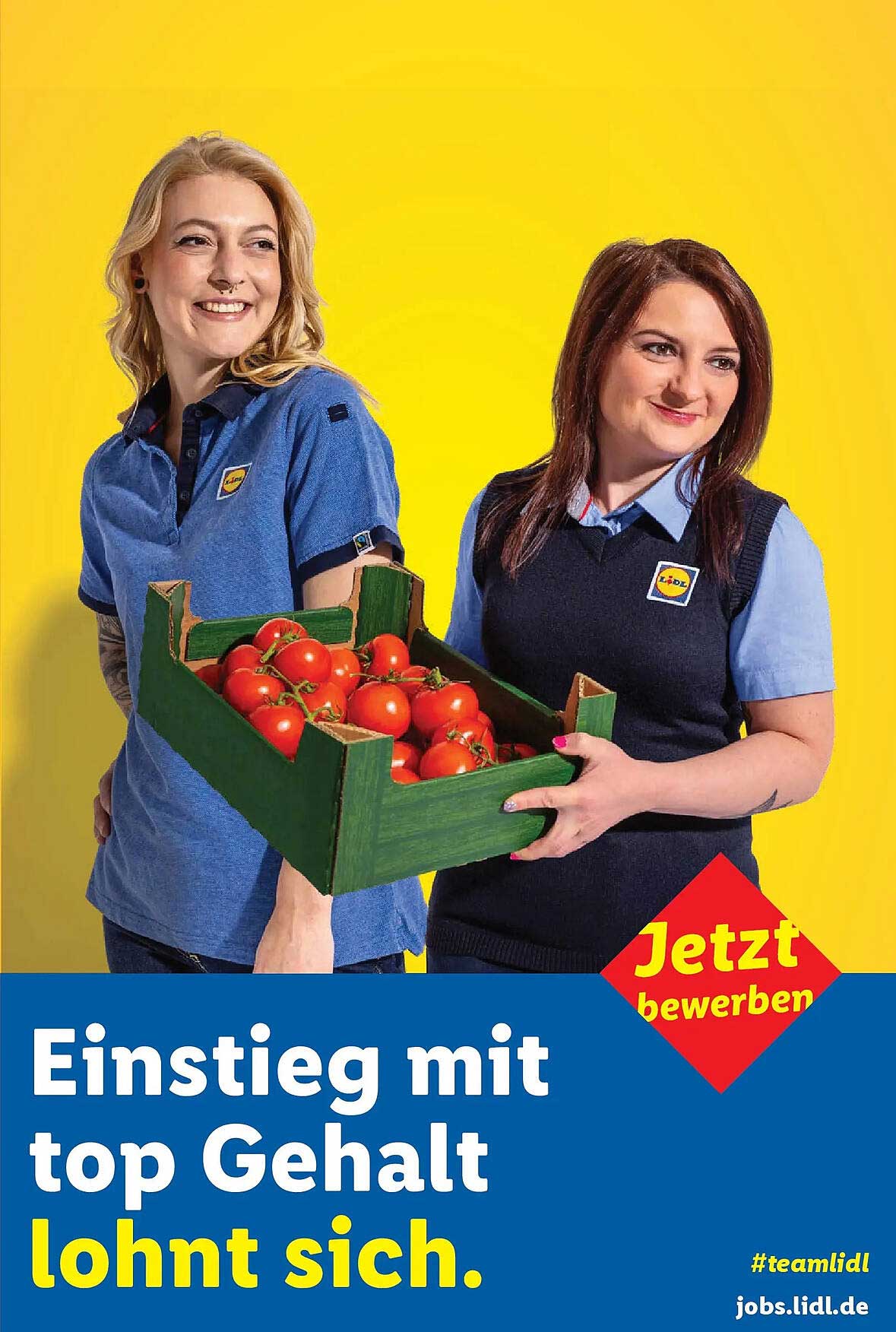 Einstieg mit top Gehalt lohnt sich.