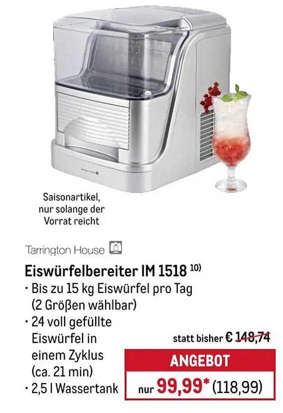 Eiswürfelbereiter IM 1518