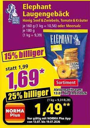 Elephant Laugengebäck