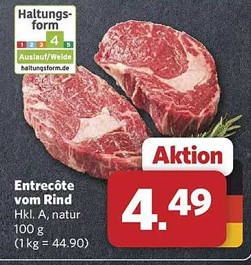 Entrecôte vom Rind