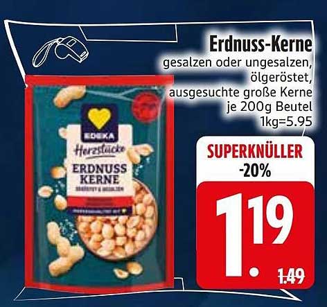 Erdnuss-Kerne