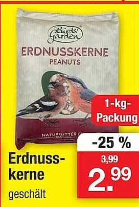 Erdnusskerne geschält
